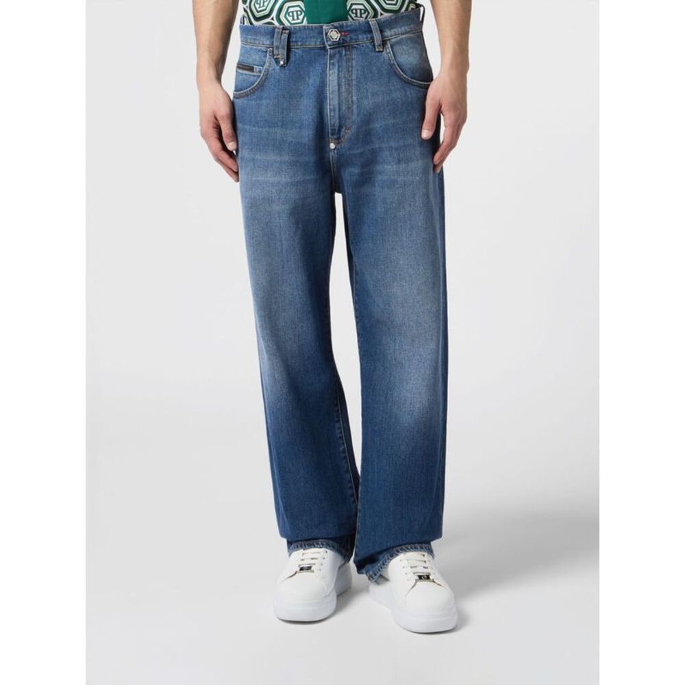 Philipp Plein Jeans Men Blue